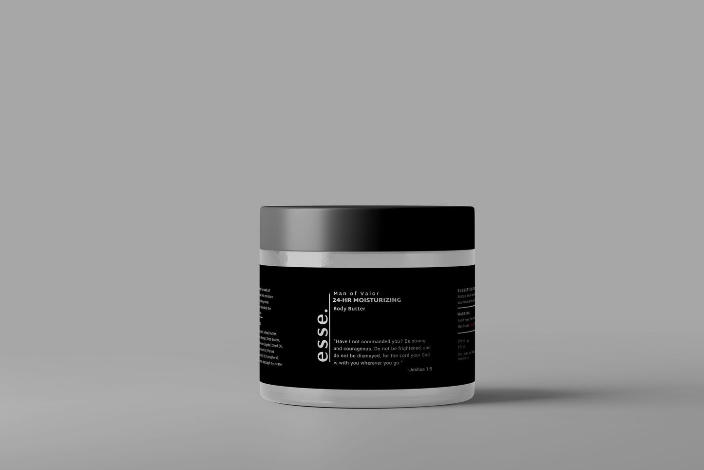 Luxury travel body butter for men – hydration on the go