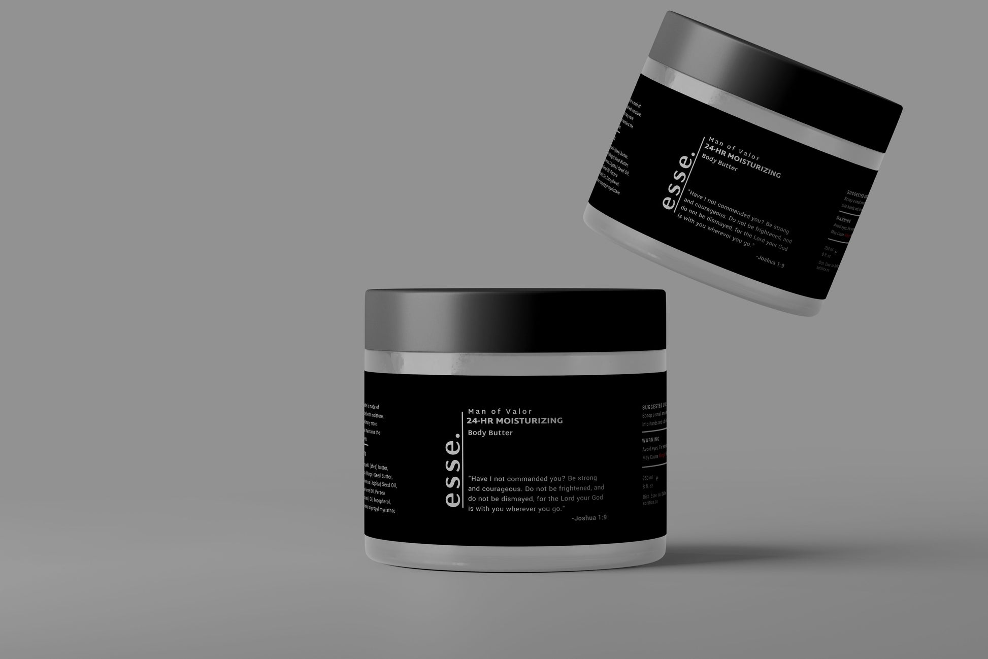 Masculine skincare body butter – long-lasting hydration for men