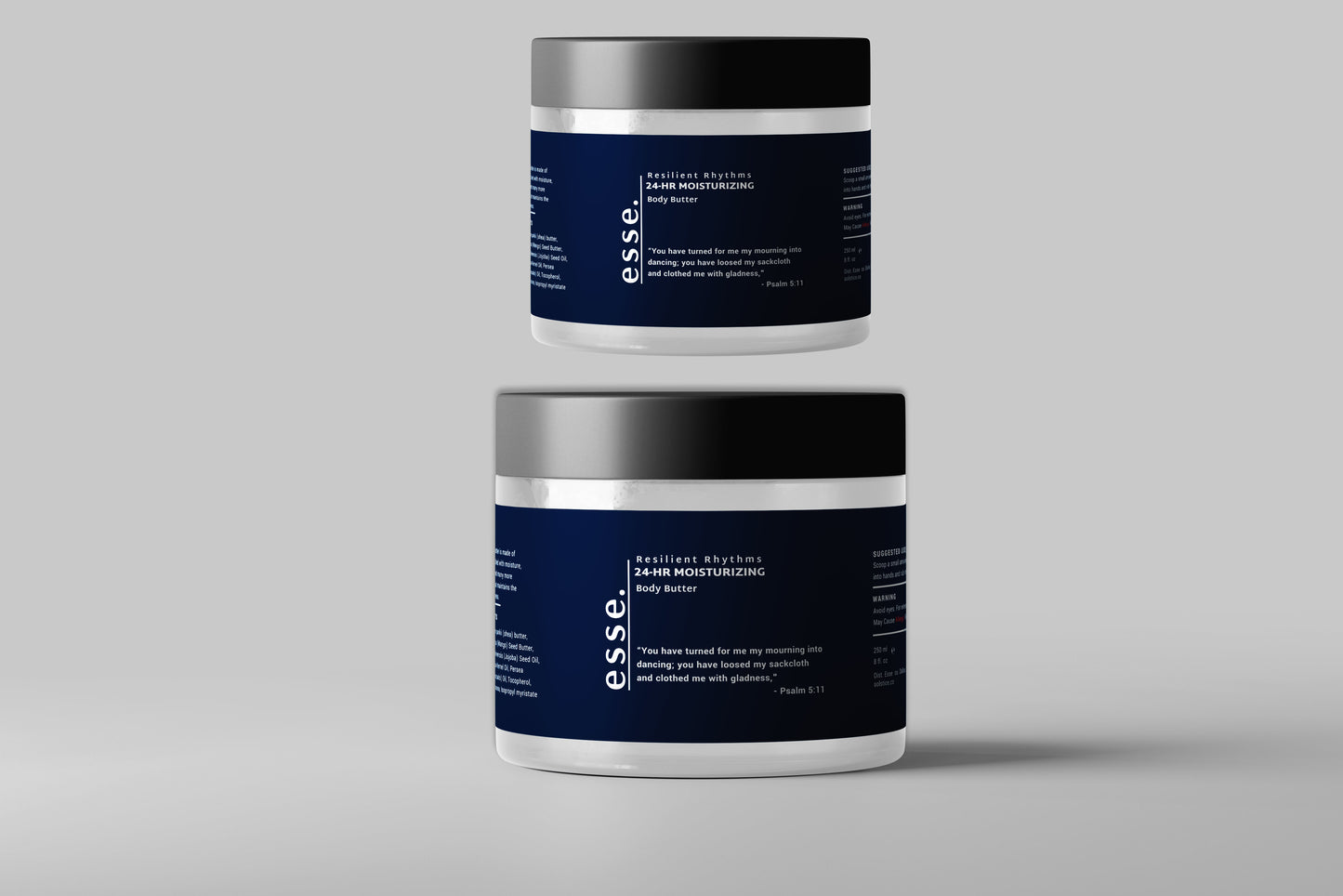 Masculine skincare body butter – long-lasting hydration for men