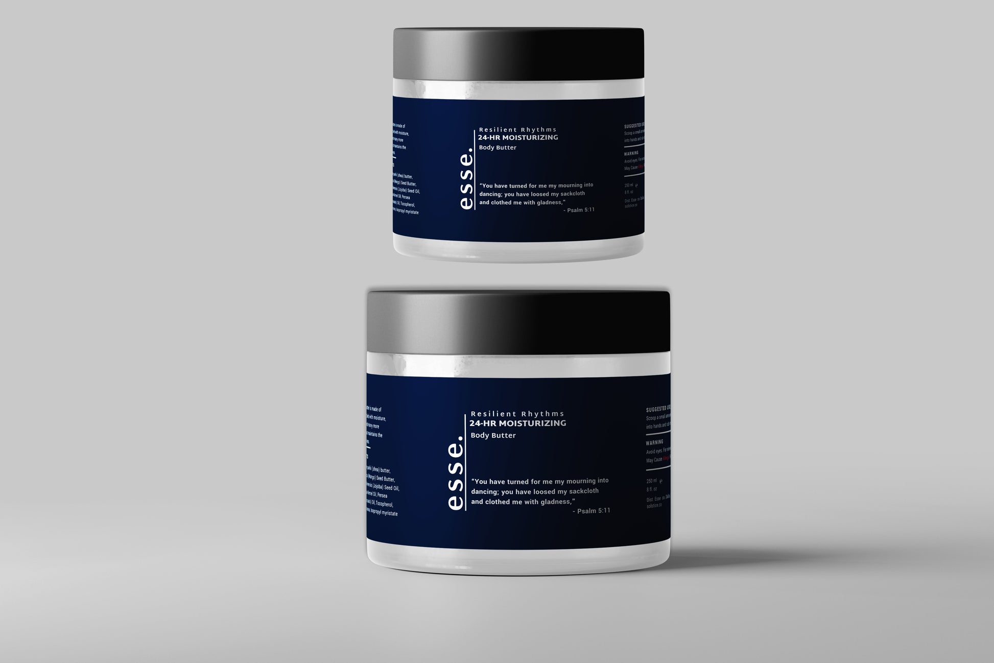 Masculine skincare body butter – long-lasting hydration for men